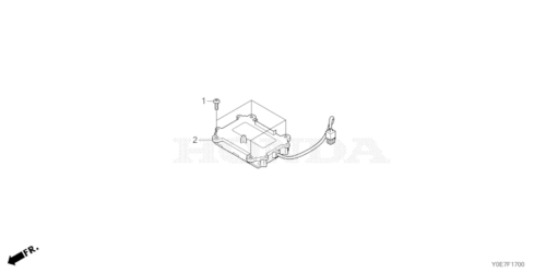 BATTERIE POUR HRM40E & LIVE HONDA MIIMO