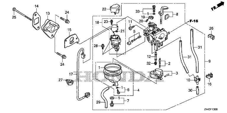 CARBURATEUR EU22i HONDA