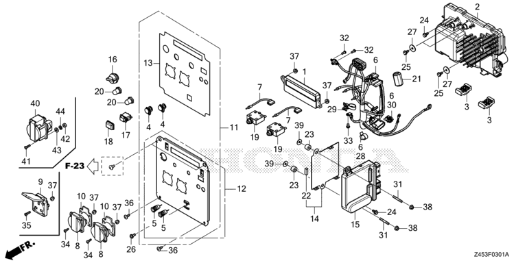 TABLEAU DE COMMANDE EU32i HONDA