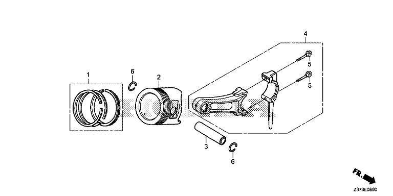 PISTON BIELLE EU70is HONDA