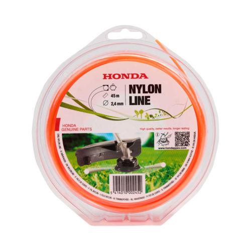 Fil nylon Honda rond – 2,4 mm × 45 m – Orange – Réf. 72511-VF9-045RLOR