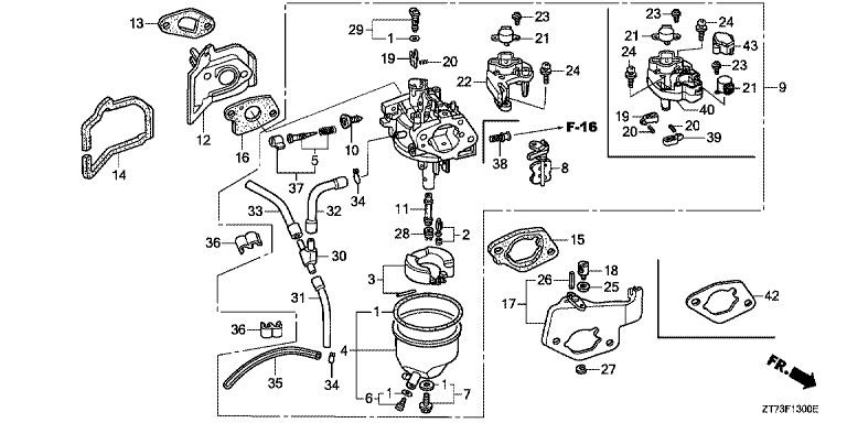 CARBURATEUR EU30is HONDA