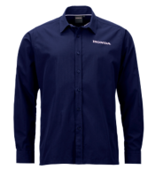 CHEMISE PADDOCK NAVY HONDA