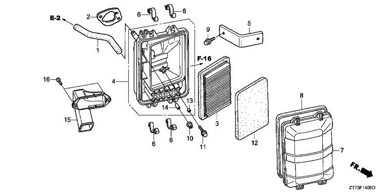 FILTRE A AIR EU30is HONDA