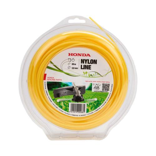 Fil nylon Honda 3 mm jaune – Rond – 60 m – Réf. 72511-VF9-060RLYE