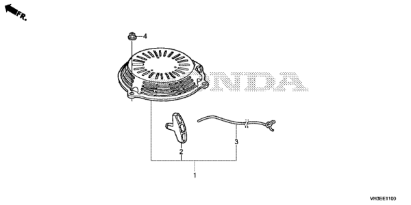 E-11 DEMARREUR A ENROULEUR