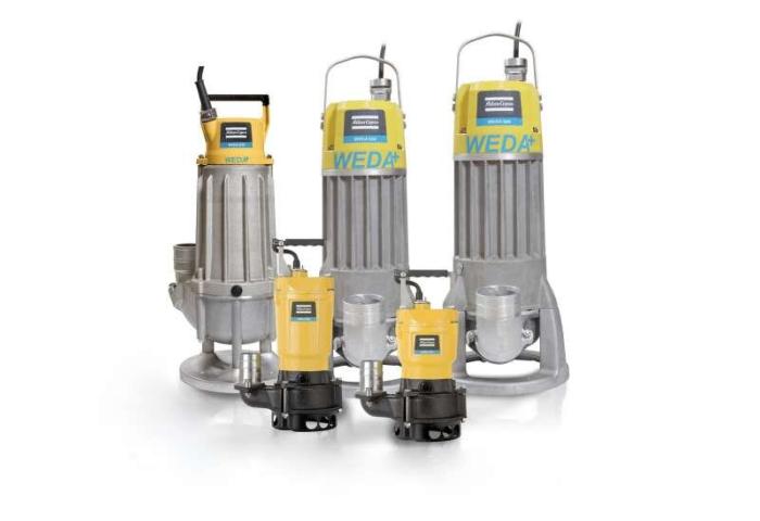 Pompes submersibles lectriques Gamme WEDA S ATLAS COPCO 