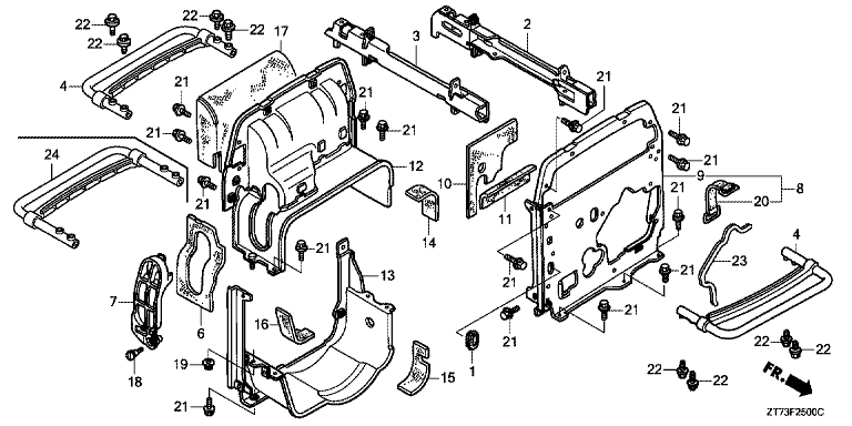 CARROSSERIE DE CHASSIS EU30is HONDA