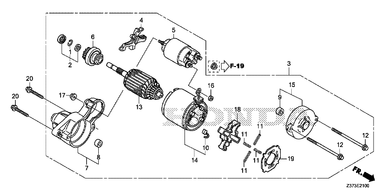 DEMARREUR EU70is HONDA