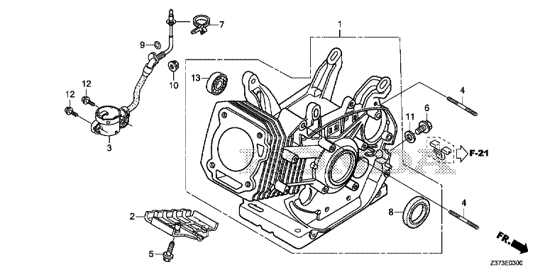 CORPS DE CYLINDRE EU70is HONDA