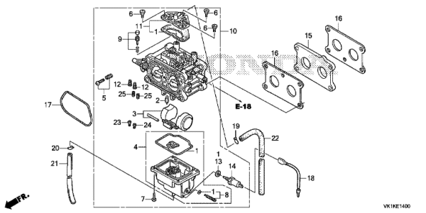 E-14 CARBURATEUR
