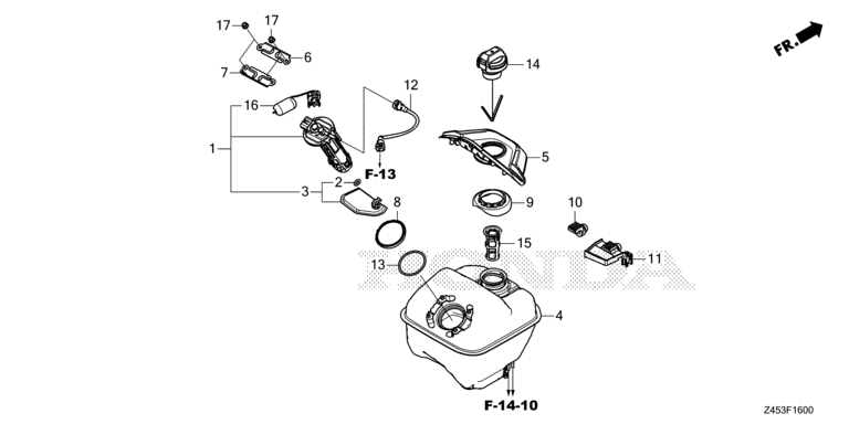 RESERVOIR A CARBURANT EU32i HONDA