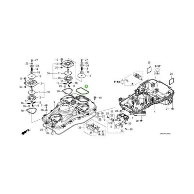 Joint B Honda 50104-VP9-000 – Pièce d’origine pour robots tondeuses Miimo HRM3000 / HRM4000