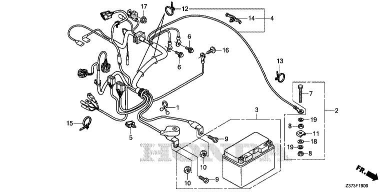 FAISCEAU DE FILS EU70is HONDA