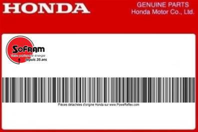 06315VDC2A0HE LABEL SET BATTERY 2AH Honda