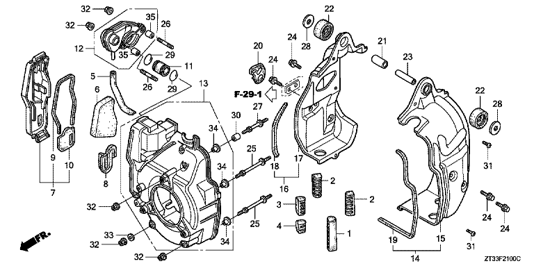 FILTRE A AIR BUSE EU10i HONDA