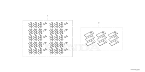 KIT LAMES POUR HRM2500E LIVE HONDA MIIMO