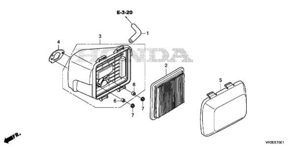 E-15-1 FILTRE A AIR