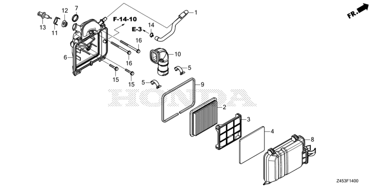 FILTRE A AIR EU32i HONDA