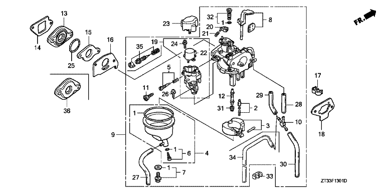 CARBURATEUR EU10i HONDA