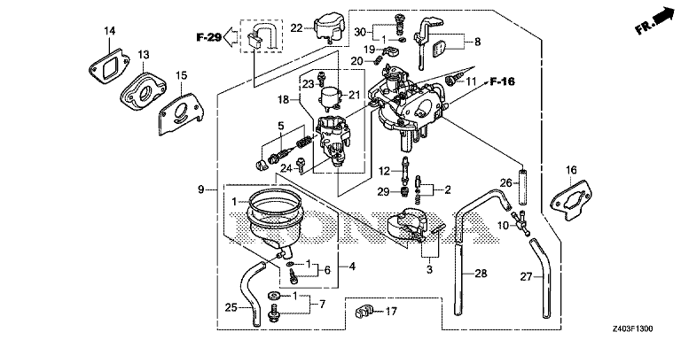 CARBURATEUR EU10i HONDA