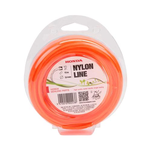 Fil Nylon Silencieux Torsadé Orange 2,4 mm x 15 m – Réf. 72511-VF9-015SLOR – Débroussailleuses Honda