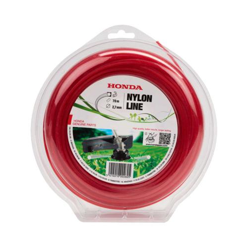Fil nylon Honda 2,7 mm rouge – 70 m – haute résistance – Réf. 72511-VF9-070WXRE