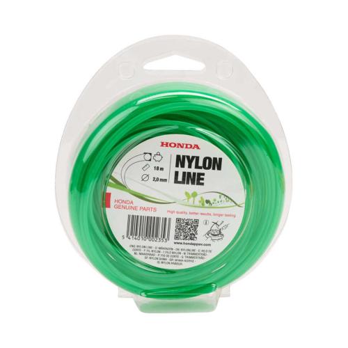 Fil Nylon Rond Vert 2 mm x 18 m – Réf. 72511-VF9-018RLGR – Débroussailleuses Honda