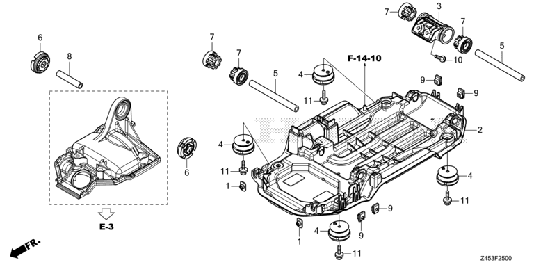 CHASSIS BASE EU32i HONDA